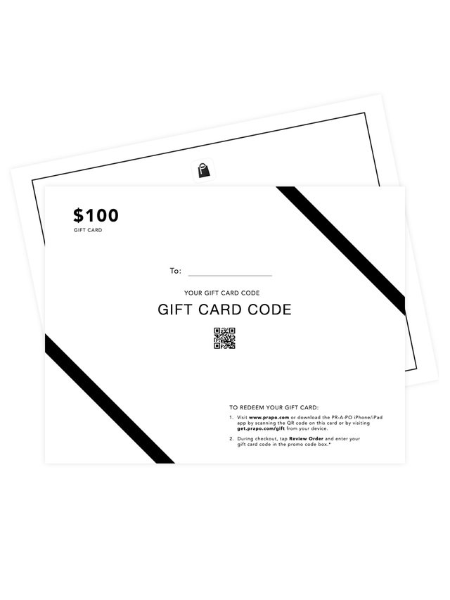 PR-A-PO Gift Card - $100