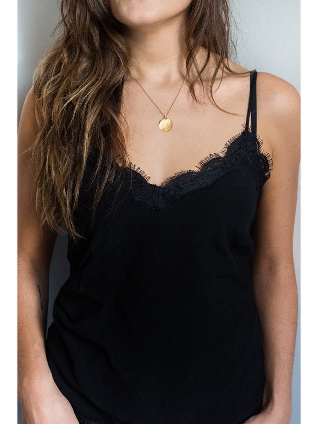 Ternary London SMALL COIN PENDANT NECKLACE GOLD